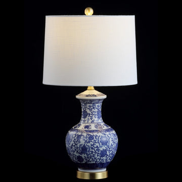 Jennifer 25.25" Ceramic/Metal LED Table Lamp
